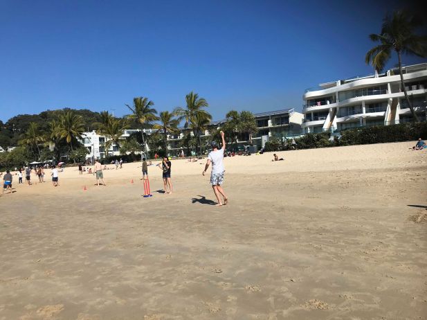 beach cricket